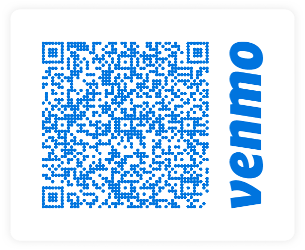 Venmo QR Code for Deposits